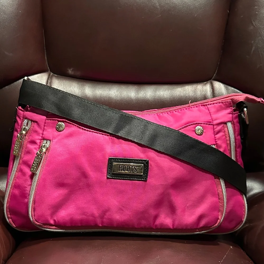 Roots Nylon Crossbody Bag - Picture 1 of 16
